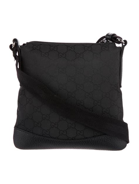 square gucci purse|Gucci nylon crossbody bag.